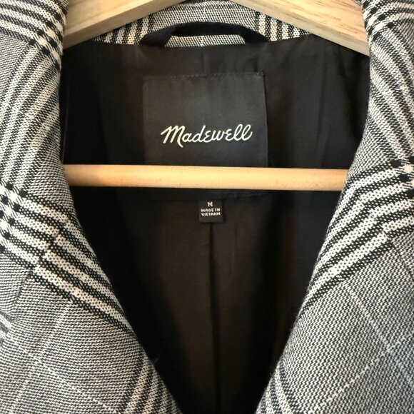 Madewell Plaid Oversized Blazer - Picture 2 of 4
